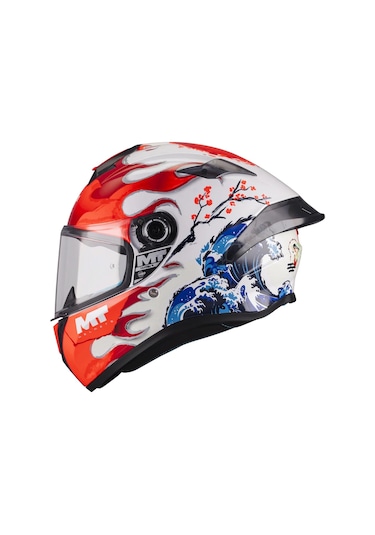 Mt Helmets Targo S Yamanakaa5 Kapalı Kask Çok Renkli