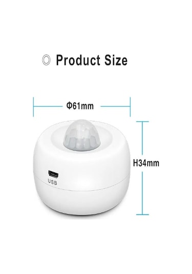 Tuya Wifi Akıllı Pır Hareket Algılama Sensörü Güvenlik Hırsız Ala