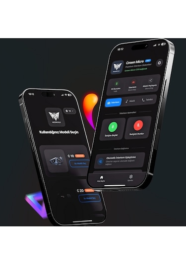Crown Micro C10 Motosiklet Bluetooth İnterkom Seti