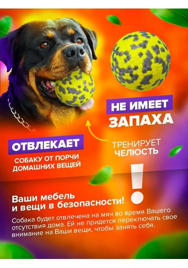 Petfort Köpekler İçin Çiğneme Oyuncağı, Süper Dayanıklı Top 159440582