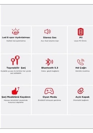 Time&Tech M99 Plus Bluetooth 5.4 Kulak İçi Gaming Kulaklık