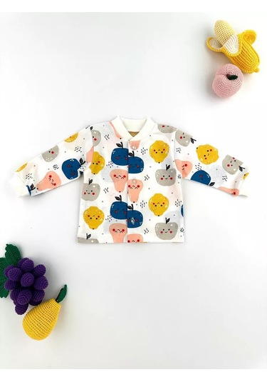 Svetik Yeni Doğanlar İçin Düğmeli Kaban Takımı 3'lü Set 228713301 Sütlü