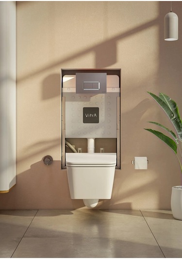 119-003r009 Vitra Equal Klozet Kapağı, Yavaş Kapanır, Kolay Sökülebilir