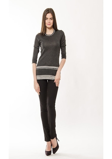 Yeni Tory Burch Bayan Kazak (297989834) Gri