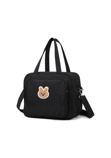 Jialan Anne Ve Bebek İçin Bebek Bezi Çantası, Anne Ve Bebek İçin Siyah