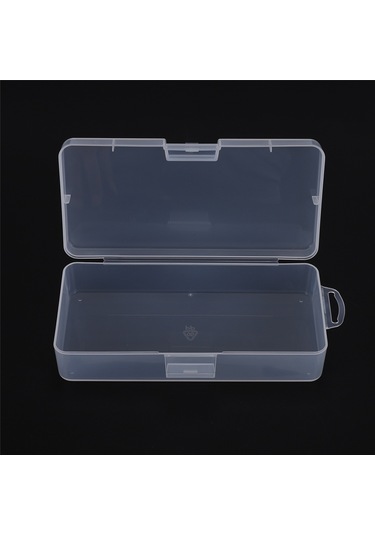 Leasetake Şeffaf Plastik Mücevher Dikdörtgen Kutu Tutucu Konteyner 18cm X 8.5cm X 4.5cm Temizlemek