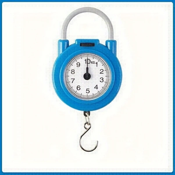 Willowhaven Mavi Taşınabilir Mekanik El Terazisi, Hassas 10kg Yük Kapasiteli Mavi