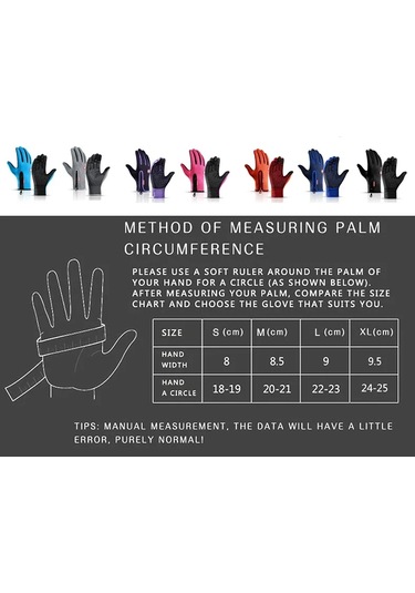 Erkekler Ve Kadınlar İçin Dokunmatik Ekranlı Kış Bisiklet Eldivenleri, Sıcak, Rüzgar Geçirmez, Mor/s Eldivenler