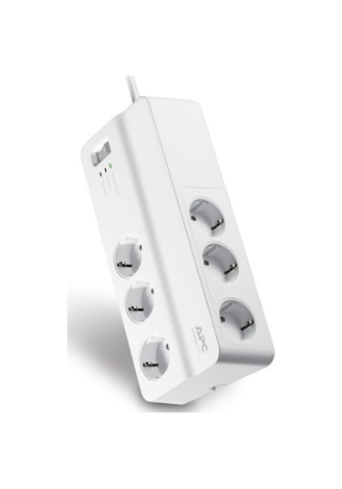 Apc By Schneider Electric PM6-GR 6'lı Akım Korumalı Priz Beyaz