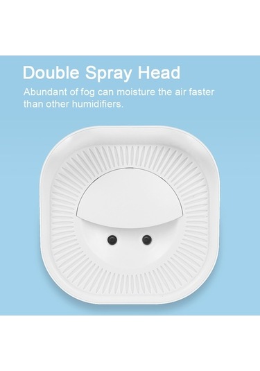 Pazly 3.3l Büyük Kapasiteli Nemlendirici - Otomatik Kapanış, Usb Şarj, 3 Sis Seçeneği, Sessiz, Ev-ofis Kullanımı İçin