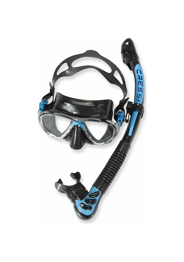Cressi Big Eyes Evolution+Alpha Ultra Dry Maske Şnorkel Set