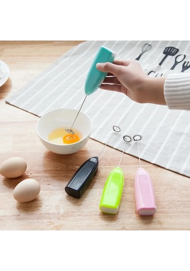 Ulzyvf Yumurta Süt Süt Pembe Pembe Paslanmaz Mutfak Mini Köpürtücü Kahve Kahve Ev Elektrikli Çırpıcı Çelik Çay Blender Nd Pembe