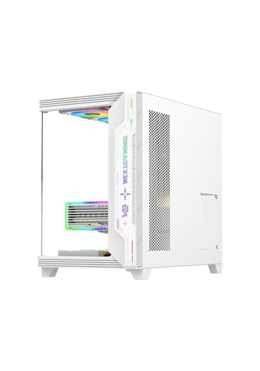 Sirius White Argb Panel 7x Fan Kumanda Ve Kontrolcü Atx Boş Bilgisayar Kasası Beyaz