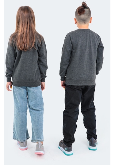 Slazenger DUNA IN Çocuk  Koyu Gri Sweatshirt