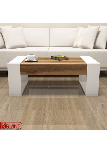 Variant Venüs Orta Sehpa Ceviz-Beyaz