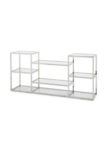 Janet Paslanmaz Metal Dresuar Gümüş