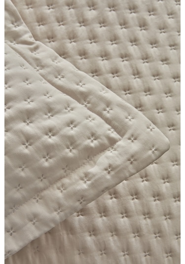 Karaca Home Breeze Soft Çift Kişilik Yatak Örtüsü Ekru 200.22.04.0235