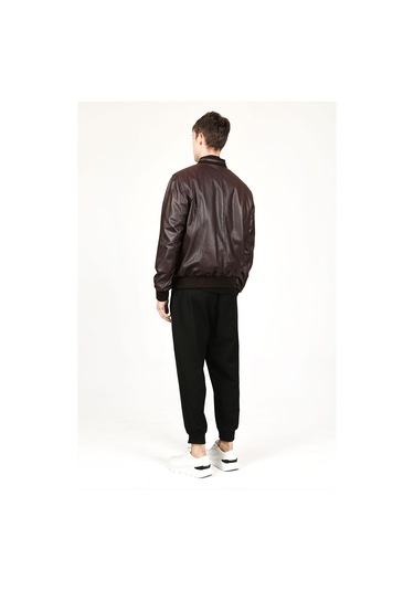 Dericlub Lucca Erkek Jumbo Kolej Hakiki Deri Mont Kahverengi Kahverengi