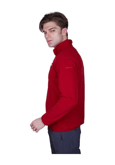 Alpinist Gamma Yarım Fermuarlı Erkek Polar BORDO