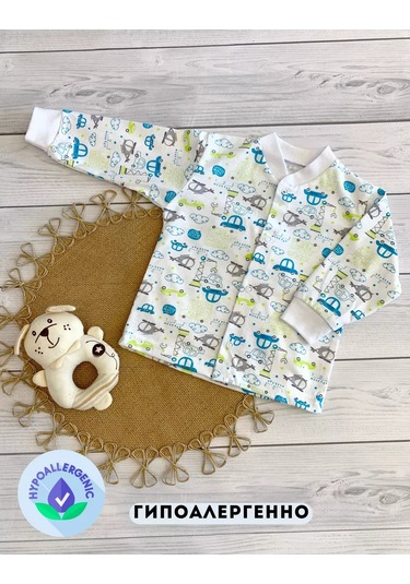 Ulybasiki Yenidoğanlar İçin Body Seti 3 Parça 108984648 Açık Mavi