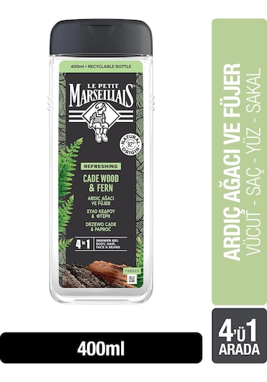Le Petit Marseillais Men Ardıç Ağacı & Füjer Duş Jeli 400 ML