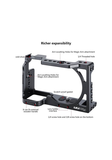 Uurig C-A6400 Sony A6400  Vlog Cage Çerçeve