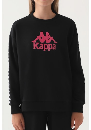 Kappa Kız Çocuk Siyah Sweatshirt 5274-41917 Siyah