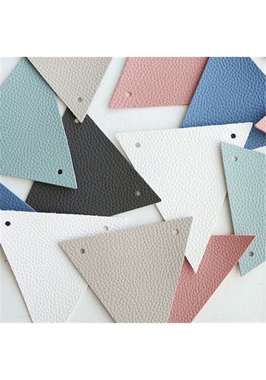 Kangvka 3 Metre Deri İp Kamp Bayrakları - Kahverengi Seri, 12 Adet Bayrak İle Dış Mekan Kullanıma Uygun Kahverengi