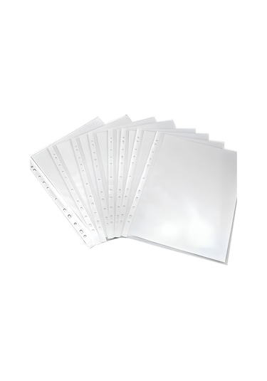 N'pratik Eco Şeffaf Poşet Dosya - 10 Paket 1000 Adet Dayanıklı Ve Kullanışlı
