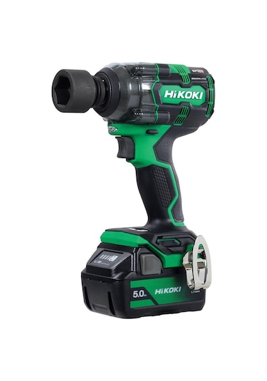 Hikoki WR18DH-5.0 18V/5.0AH 345NM 1/2" Çift Akülü Kömürsüz Şarjlı Darbeli Somun Sıkma Makinesi
