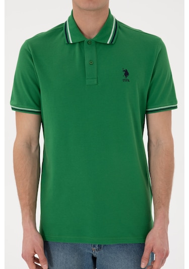 U.s. Polo Assn. Erkek Yeşil Tişört Basic 50306011-vr054 YESIL