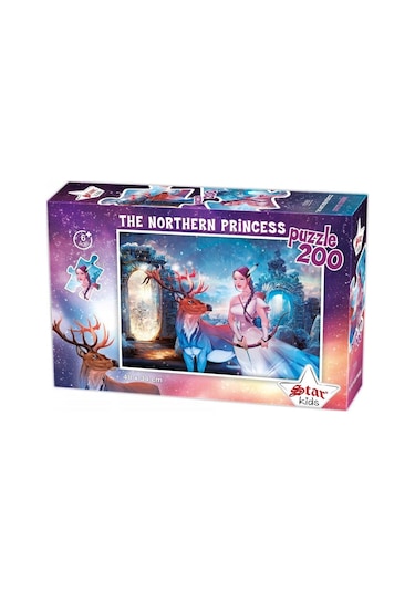 Star Puzzle 200 Parçalık Çocuk Puzzle/yapboz - Kuzeyin Prensesi 1 Adet