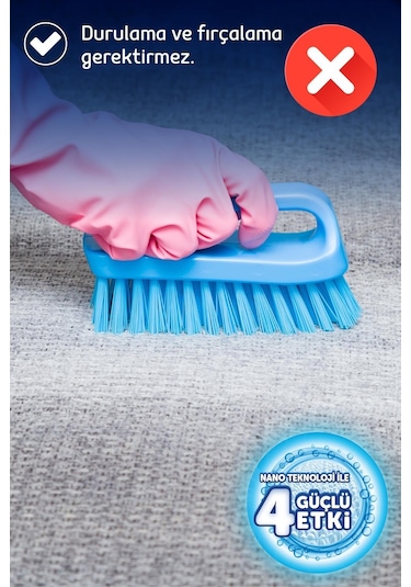 Fakir Nano Teknoloji İle Lavantalı Elde Yıkama Halı ve Koltuk Şampuanı 1 L