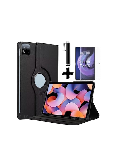 Xiaomi Uyumlu Pad 6 / 6 Pro 11 İnç Kılıf 360 Koruyucu Zırh + Ekran