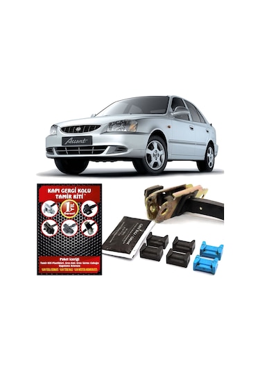 Barrer Hyundai Accent Kapı Gergi (Limitör) Tamir Kiti 2000-2006