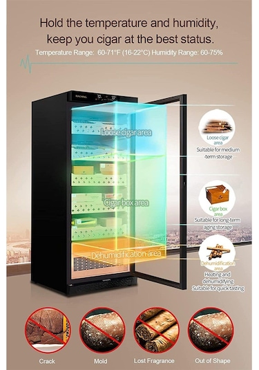 Raching Elektronik Puro Dolabı Siyah Mon1800a