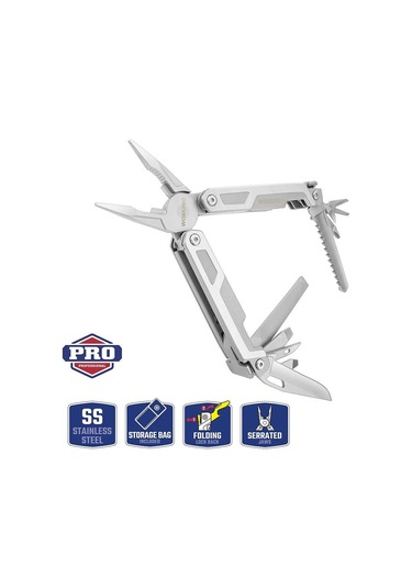 Workpro Wp382002 15 In 1 Çok Fonksiyonlu Profesyonel Pense Seti + Taşıma Kılıfı Fr Wp382002
