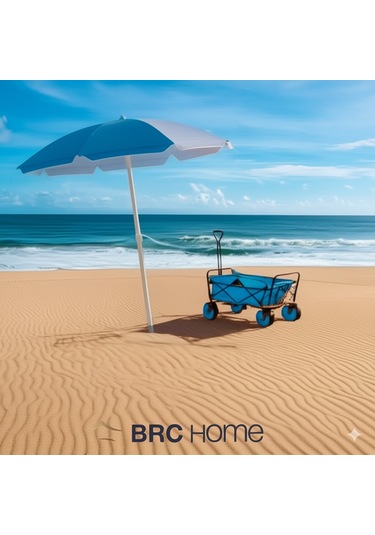Brc Home Katlanabilir Vagon Taşıma Aracı - Mavi