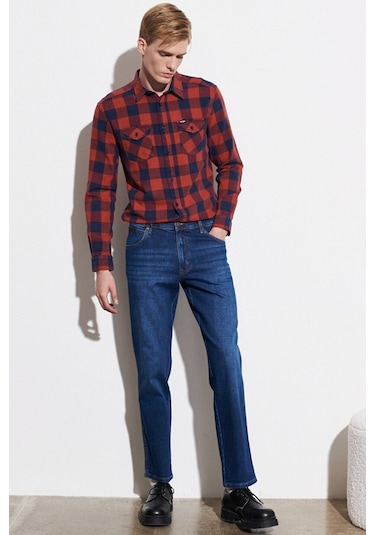 Wrangler Erkek Kot Pantolon W121017xtxt Koyu Mavi Koyu Mavi Wrangler Erkek Kot Pantolon W121017xtxt Koyu Mavi Koyu Mavi