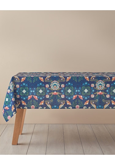 English Home Perfection Polyester Masa Örtüsü Lacivert Lacivert