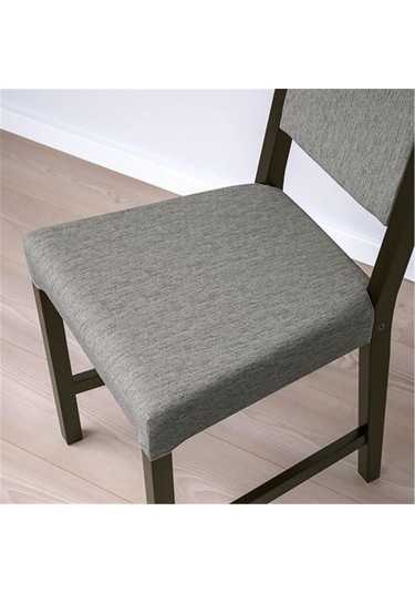 Stefan Sandalye, Venge-gri Döşemeli Ahşap Sandalye