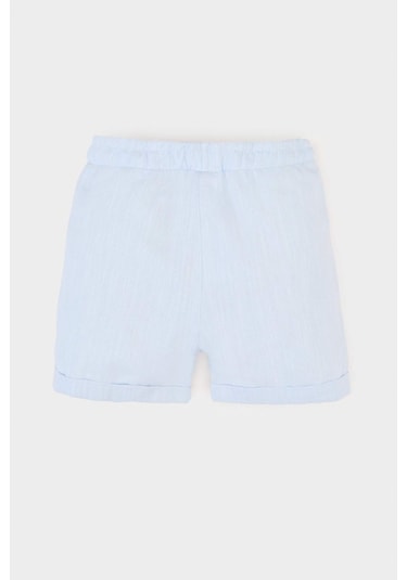 DeFacto Erkek Bebek Beli Lastikli Şort C3420A525SMBE177 Mavi