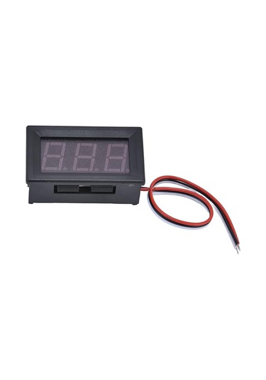 0.56 inch 0-100V DC 3 Kablolu Dijital Panel Kırmızı Voltmetre Düşük Kalite