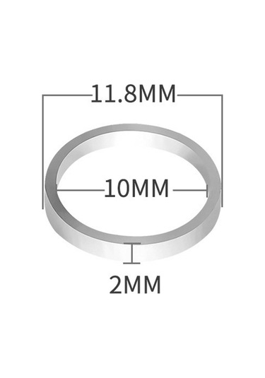 Homyl 10x Zincir Tekerlek Plakası Vida Contaları Metal Dağ Gümüş