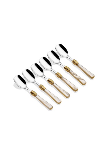 Rivadossi Elena Ring Krem 6'lı Dondurma Kaşığı