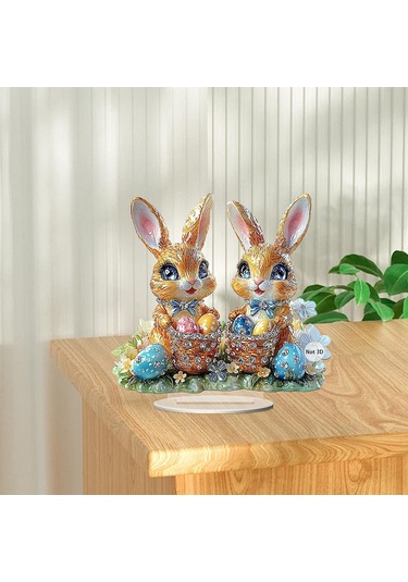 Suntek Paskalya 2d Düz Akrilik Süs Hediye Ofis Doğum Günü Stil B