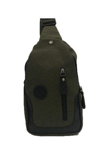 Bizoon 2022 Kanvas Sırt Ve Göğüs Çantası Bodybag Fume Füme