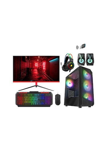 Rotampc RT2920 i5-14400 16 GB 512 GB M2 Nvme 6 GB RTX3050 SSD 27" Dos Masaüstü Oyuncu Bilgisayarı