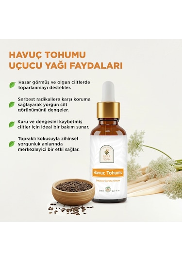 Sera Natura Havuç Tohumu Uçucu Yağı 5 ML