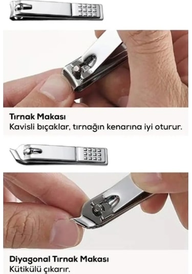 2'li Profesyonel Tırnak Makası Seti